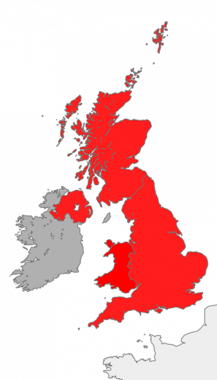 Vereinigtes Königreich Großbritannien und Nordirland (Wikimedia Commons)