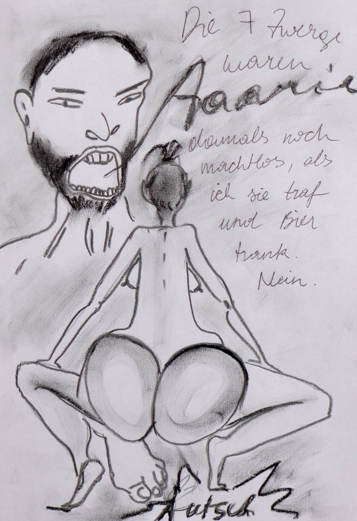 Pavels Illustration #25 - Pavel und ein Gesäß namens Sumpf
