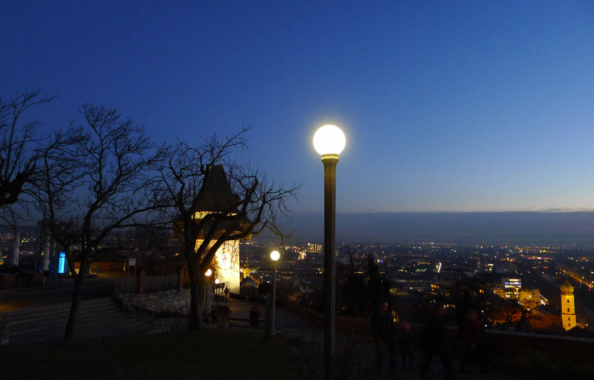 Mond über Graz, wirklich!